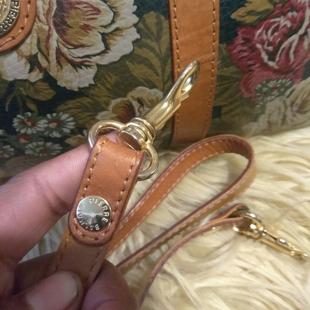 SOLD.BALMAIN *RARE* FLORAL BOSTON BAG - Picture 6 of 7